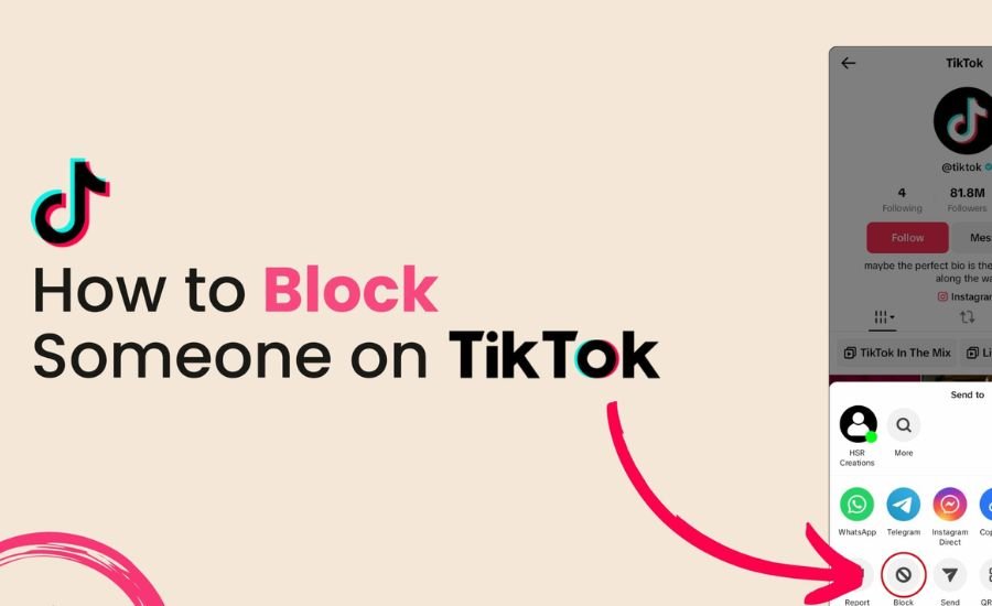 how to block someone on tiktok